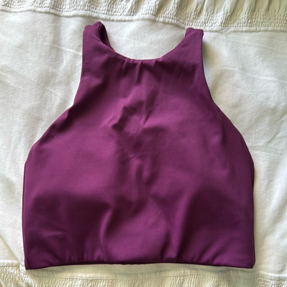 Plum sports bra